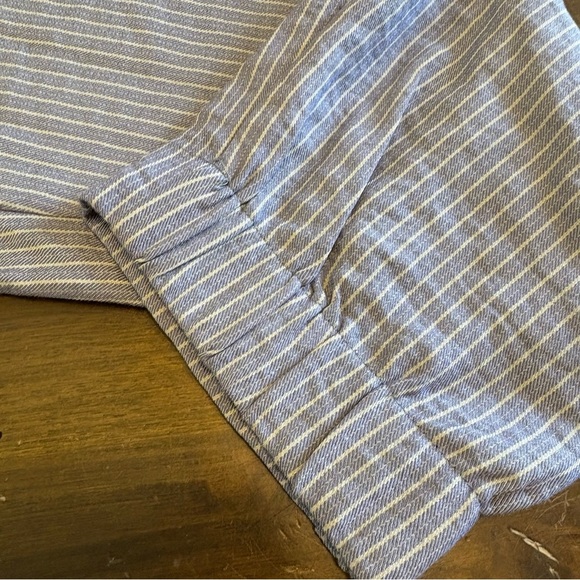 Monk & Lou Jogger Trousers Pants Straight Striped Pull On XS Beachy Coastal - Picture 8 of 8